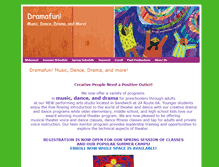 Tablet Screenshot of dramafun.com